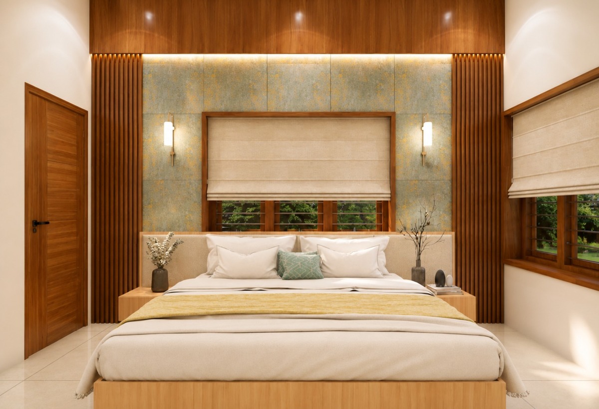 Elegant master bedroom interior design
