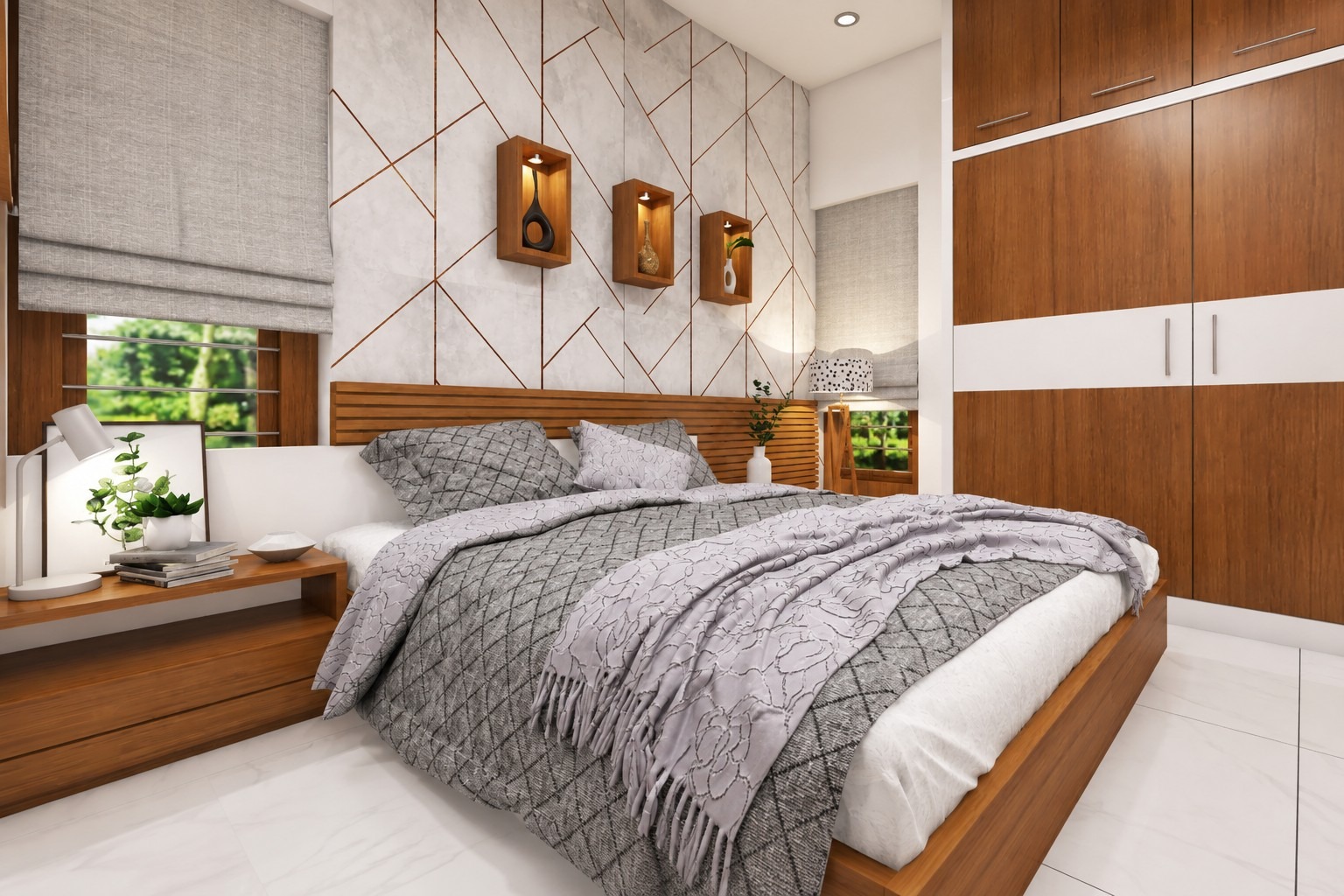 Modern bedroom interior design