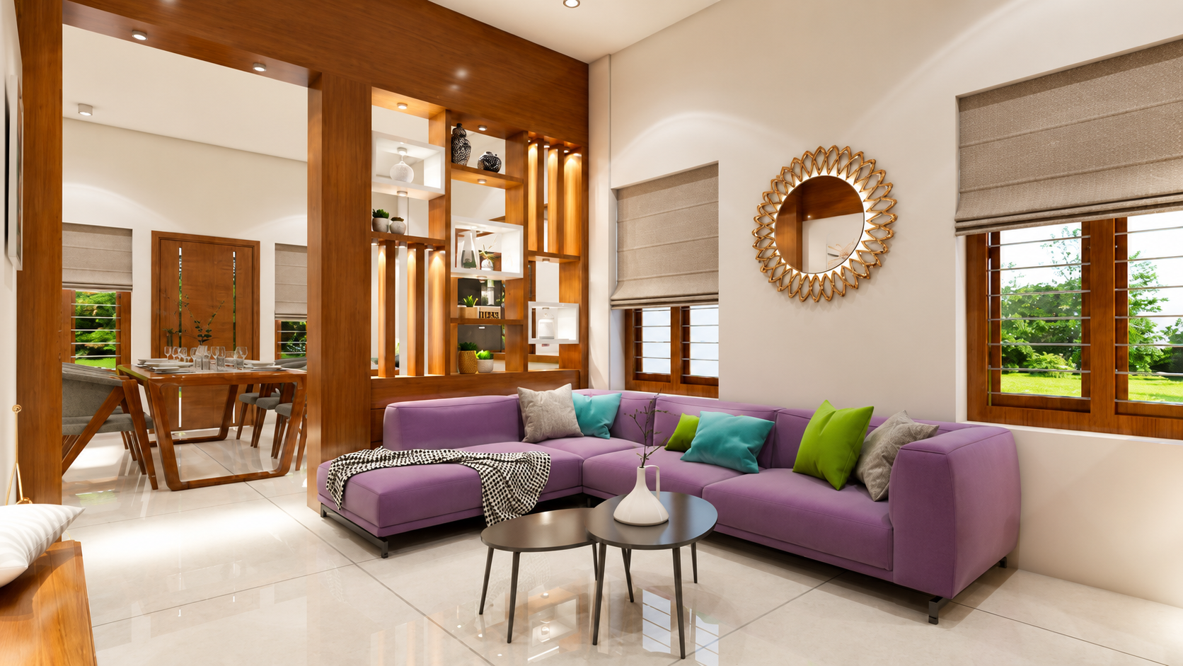 Premium modern living interior
