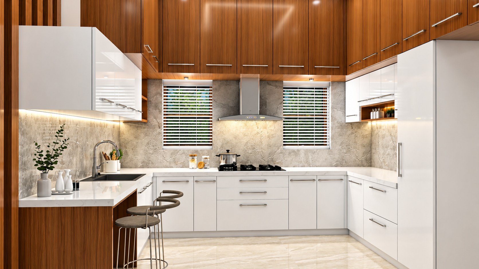 Modern modular kitchen interior design
